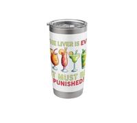 The Liver is Evil and Must Be Punished Stainless Steel Insulated Tumbler