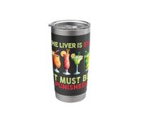 The Liver is Evil It Must Be Punished Stainless Steel Insulated Tumbler