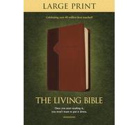 The Living Bible Large Print Edition Brown/Tan