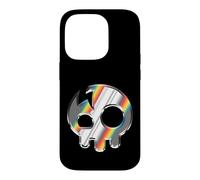 The Living Tombstone Chrome Skull Case for iPhone 14 Pro
