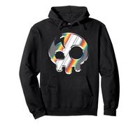 The Living Tombstone Chrome Skull Pullover Hoodie