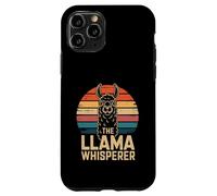 The Llama Whisperer Retro Sunset Llama Case for iPhone 11 Pro