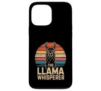 The Llama Whisperer Retro Sunset Llama Case for iPhone 13 Pro Max