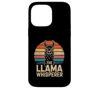 The Llama Whisperer Retro Sunset Llama Case for iPhone 14 Pro Max