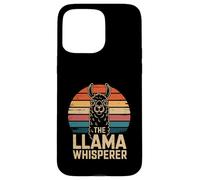 The Llama Whisperer Retro Sunset Llama Case for iPhone 15 Pro Max