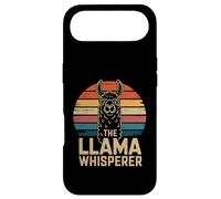 The Llama Whisperer Retro Sunset Llama Case for iPhone Air