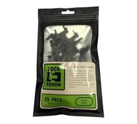 The Lock Tenon 6mm x 25mm - 25 Pack - The Click Domino Connector, Perfect for Lighter Duty Carpentry, Joinery, Woodworking, Cabinet, Kitchen Fitting & DIY Applications