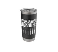 The Lockfather Locksmith Locksmithing Lock Picker Stainless Steel Insulated Tumbler