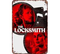 The Locksmith Vintage Tin Sign Wall Art Decor - Retro Sign for Home Patio Decor Gifts Movie Poster - 8x12 Inch