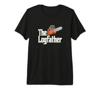 The Logfather - Funny Lumberjack Chainsaw Premium T-Shirt