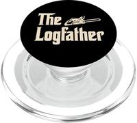 The Logfather - Lumberjack - Chainsaw - Logger Woodsman PopSockets PopGrip for MagSafe