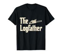 The Logfather - Lumberjack - Chainsaw - Logger Woodsman T-Shirt