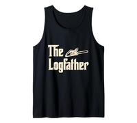 The Logfather - Lumberjack - Chainsaw - Logger Woodsman Tank Top