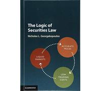 The Logic of Securities Law – Cambridge University Press