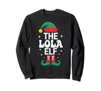 The Lola Elf Funny Christmas Matching Family Group Sweatshirt