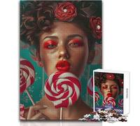 The Lollipop Teenager Jigsaw Puzzles 1000 Pieces Educational Observation Skill Game Perfect Meaningful Festive Gift Size 50x75cm