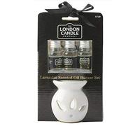 The London Candle Lavender Scented Oil Burner Gift Set
