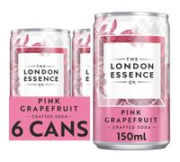 The London Essence Co Pink Grapefruit Soda 150 ml Pack of 6