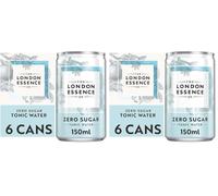 THE LONDON ESSENCE CO. Zero Sugar Tonic, 150ml can (Pack of 12)