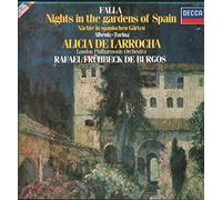 The London Philharmonic Orchestra - Decca - 410 289-1: Falla - Nights in the gardens of Spain; Albeniz - Rapsodia espanola; Turina - Rapsodia sinfonica: Alicia de Larrocha (piano): London Philharmonic Orchestra: Vinyl LP