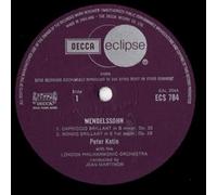 The London Philharmonic Orchestra - Peter Katin Plays Mendelsshon And Liszt