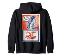 The Lone Ranger Hi-Yo Silver Adventure Poster Zip Hoodie