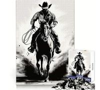 The Lone Rider Jigsaw Puzzles for Adults1000 Pieces Boost Memory Soothing Fun Premium Cut Thoughtful Gift (50x75cm)