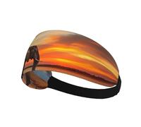 The Lonely elephantWide Non-Slip Sweat Headbands,Soft Breathable Exercise for Running, Yoga, Cycling and utdoor Sports