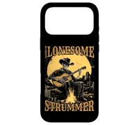 The Lonesome Strummer Acoustic Guitar Playing Skeleton Case for iPhone 17 Pro Max