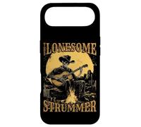 The Lonesome Strummer Acoustic Guitar Playing Skeleton Case for iPhone Air