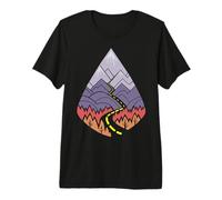 The Long and Winding Road goes Ever on Fall Autumn Premium T-Shirt
