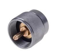 The long butane cylinder conversion adapter converts an efficient gas conversion solution, making it easy to use for camping cooking