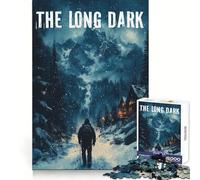 The Long Dark Poster Jigsaw Puzzles for Adults 1000 Piece Memory Boost Cozy Time Pattern Assembly Santa Wish List (38x26cm)