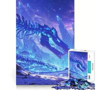 The Long-Vanished Frost Dragon Jigsaw Puzzles 1000 Pieces for Adults Reason Skill Toy Calm Relax Exact Cut Heartfelt Gift (38x26cm)