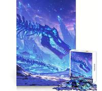 The Long-Vanished Frost Dragon Jigsaw Puzzles 1000 Pieces for Adults Reason Skill Toy Calm Relax Exact Cut Heartfelt Gift (38x26cm)