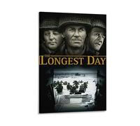 The Longest Day Classic War Movie Poster (3) Canvas Painting Poster Wall Art Decorative Picture Prints Modern Decor 16x24inch(40x60cm)