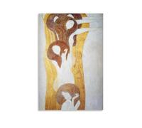 The Longing for Happiness Finds Repose in Poetry Gustav Klimt's Poster Home Decor Wall Art Hanging Picture Print Bedroom Decorative Painting Room Aesthetic 12x18inch(30x45cm)
