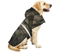 The Longing Of A Lion Waterproof Dog Raincoat And Rain Jacket For Small Medium Large Dogs With Reflective Stripes And Adjustable Belly Strap