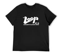 The Loop Rocks Fm 97.9 Radio Station T Shirt Screen Print T Shirt Black M