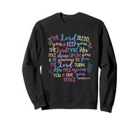 The Lord Bless And Keep You - Numbers 6:24 Bible Verse Gift Sweatshirt