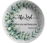 The Lord Bless You And Keep You God Christian Wall Decorative Plate Display