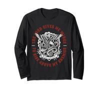 The Lord Gives Me Wings to Rise Above My Enemies Eagle Snake Long Sleeve T-Shirt