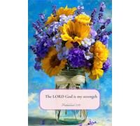 The LORD God is my strength - Habakkuk 3:19: Notebook for Women with Bible Verse