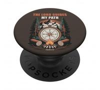 The Lord Guides My Path - Psalm 32:8 Christian Faith Camping PopSockets Adhesive PopGrip