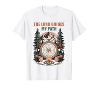 The Lord Guides My Path - Psalm 32:8 Christian Faith Camping T-Shirt