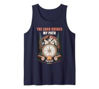 The Lord Guides My Path - Psalm 32:8 Christian Faith Camping Tank Top