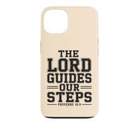The Lord Guides Our Steps Proverbs 16:9 Bible Verse Case for iPhone 13