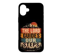 The Lord Guides Our Steps Proverbs 16:9 Bible Verse Case for iPhone 16 Plus