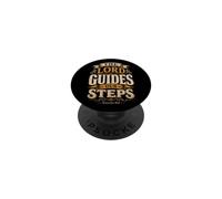 The Lord Guides Our Steps Proverbs 16:9 Bible Verse PopSockets Adhesive PopGrip