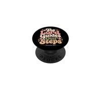 The Lord Guides Our Steps Proverbs 16:9 Bible Verse PopSockets Adhesive PopGrip